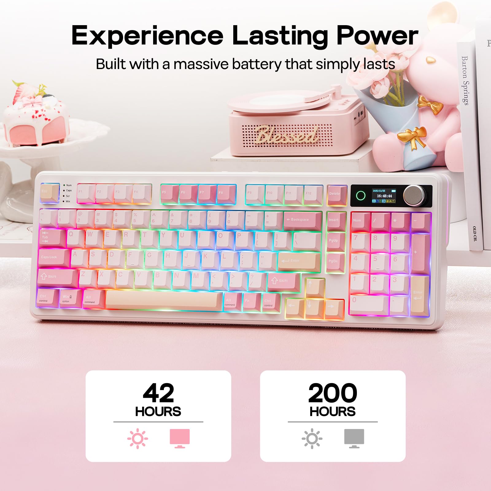 Epomaker TH99 Pro エポメーカー日本語配列　メカニカルキーボード Epomaker TH99』レビュー、有線/無線対応、RGBライト搭載、最大800時間